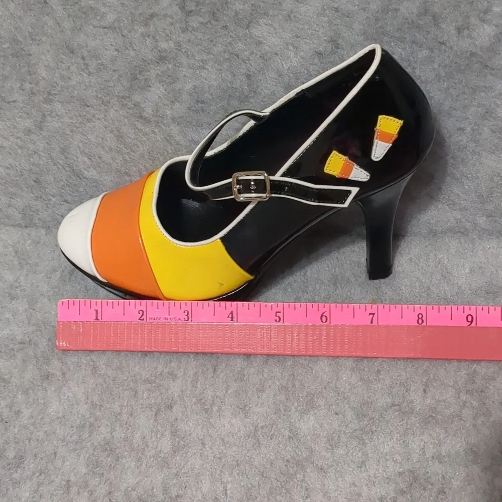Funtasma Candy Corn Mary Jane Platform Heels womens sz 5 - Picture 12 of 16